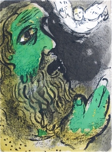 Marc Chagall's "Job Prays" 